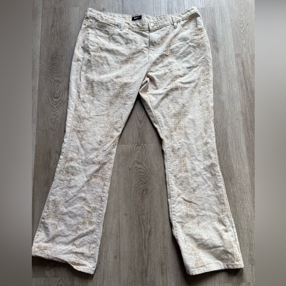 Fashion Nova Cream Straight Men's Jeans